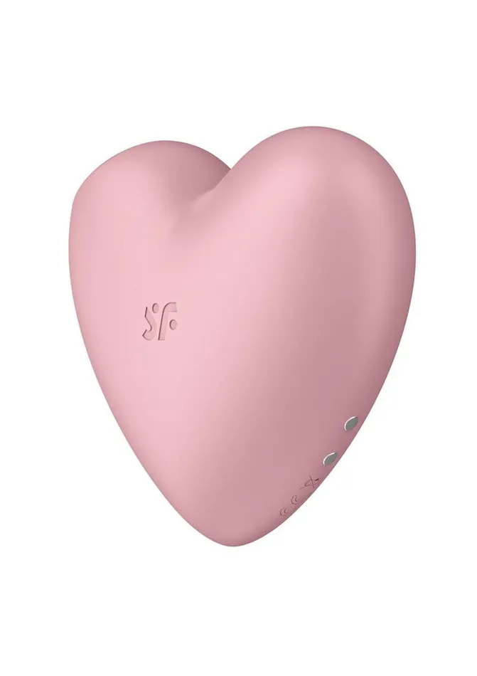 Female Sex Toys Satisfyer Satisfyer Cutie Heart Rechargeable Silicone Clitoral Stimulator