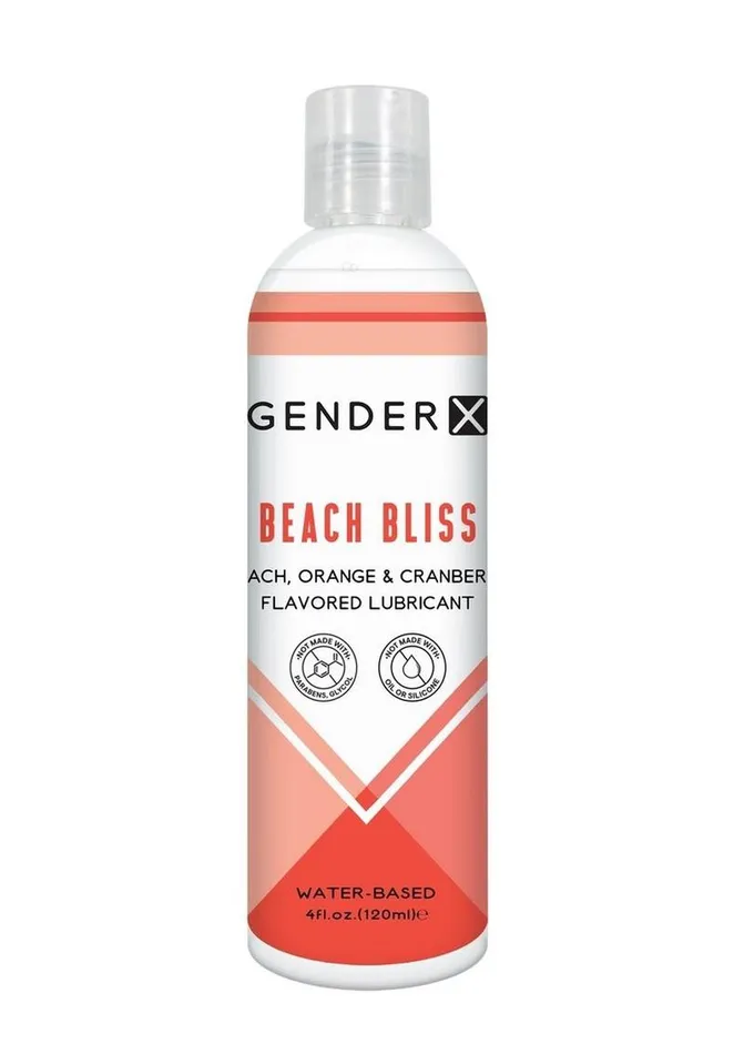 Gender X Anal Gender X Beach Bliss Water Based Flavored Lubricant 4oz Peach