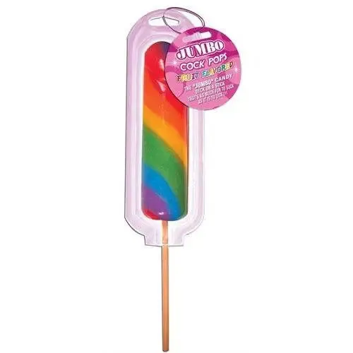 Hott Products Dildos Jumbo Rainbow Cock Pops Each