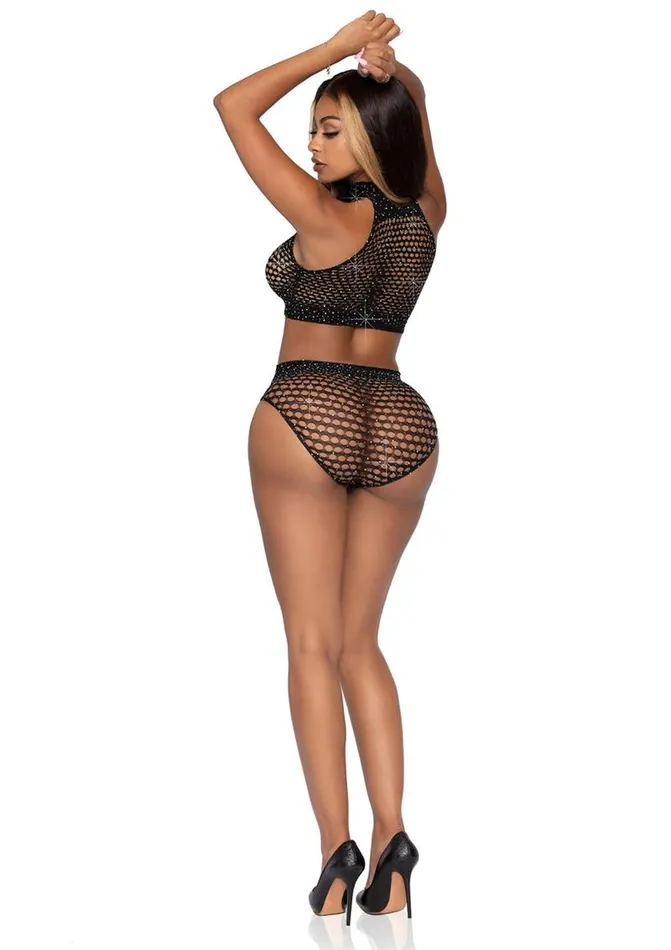 Leg Avenue Vibrators Leg Avenue Rhinestone Oval Net High Neck Crop Top and High Waist Bottoms Leg Avenue Vibrators Leg Avenue Rhinestone Oval Net High Neck Crop Top and High Waist Bottoms