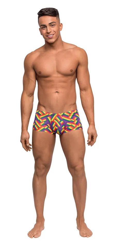 Male Power Pride Fest Mini Short Medium Print Female Sex Toys
