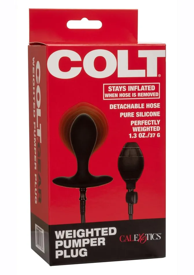 Male Sex Toys Colt Colt Weighted Pumper Inflatable Silicone Anal Plug