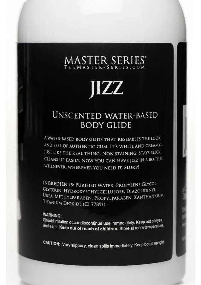 Male Sex Toys Master Series Jizz Unscented Water Based Lube Master Series
