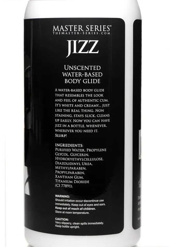 Male Sex Toys Master Series Jizz Unscented Water Based Lube Master Series