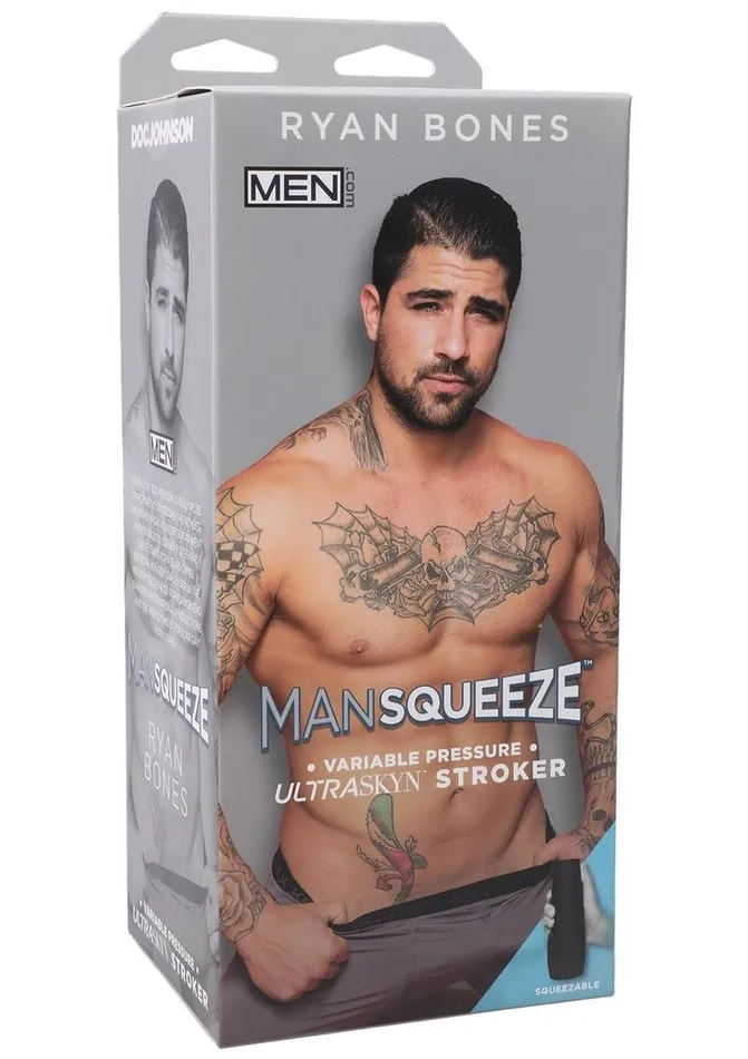 Man Squeeze Male Sex Toys Man Squeeze Ryan Bones Ultraskyn Masturbator Butt