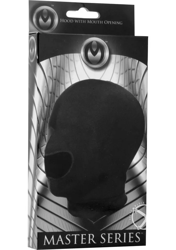 Master Series Blow Hole Open Mouth Spandex Hood Master Series Male Sex Toys