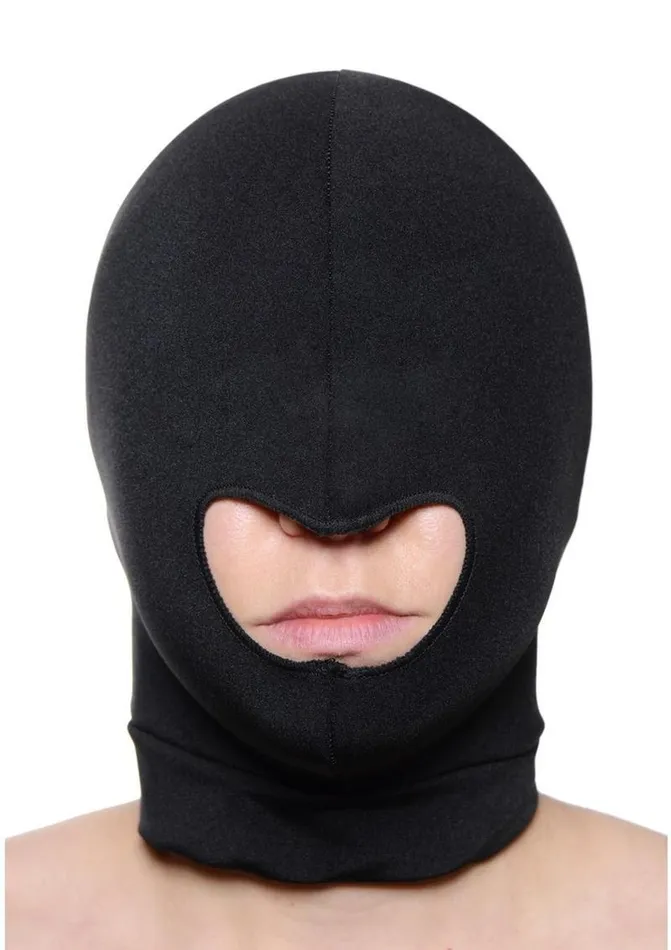 Master Series Blow Hole Open Mouth Spandex Hood Master Series Male Sex Toys