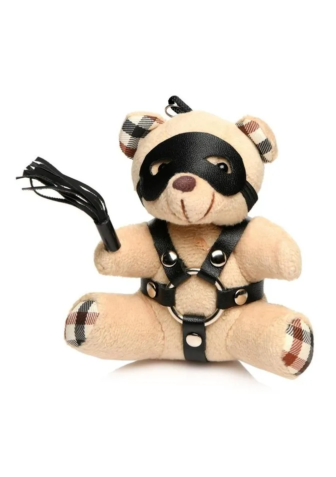 Master Series Male Sex Toys Master Series BDSM Teddy Bear Keychain