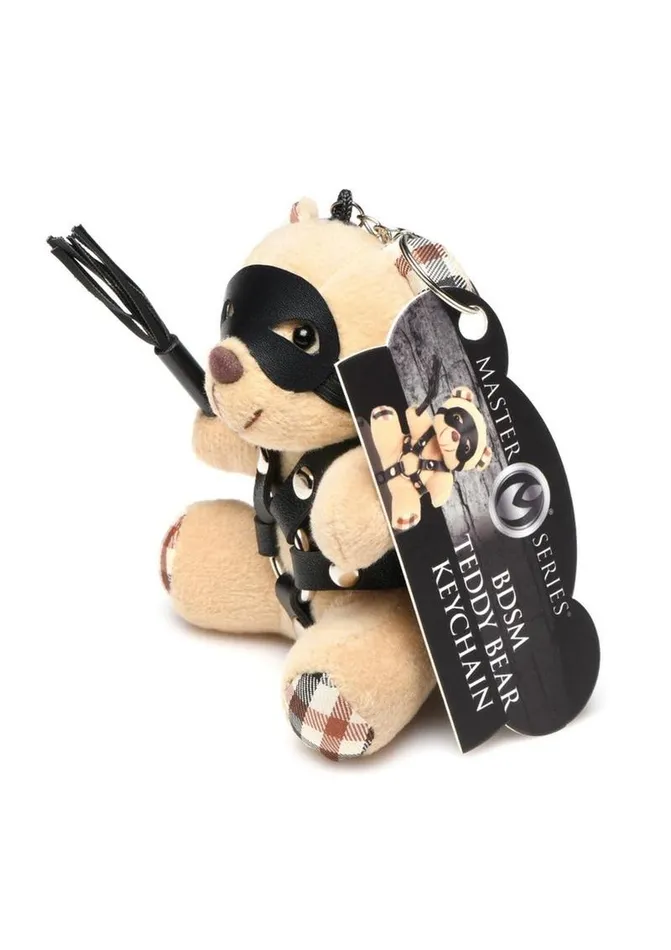 Master Series Male Sex Toys Master Series BDSM Teddy Bear Keychain