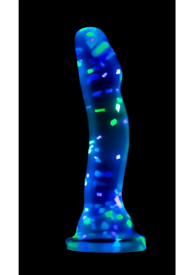 Neo Elite Glow In The Dark Silicone Hanky Panky Dildo 75in Confetti Neo Elite Female Sex Toys Neo Elite Glow In The Dark Silicone Hanky Panky Dildo 75in Confetti Neo Elite Female Sex Toys