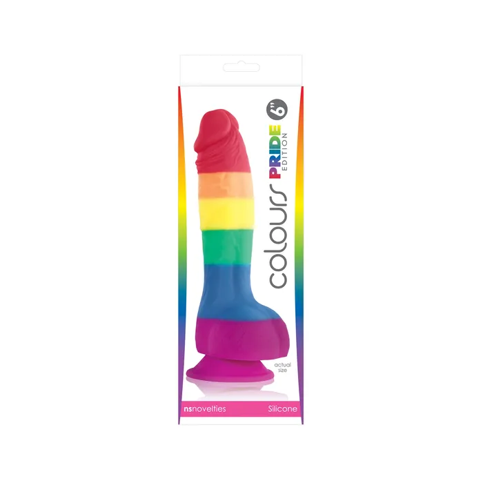 nsnovelties Dildos Colours Pride Edition 6 Inch Dong Rainbow nsnovelties Dildos Colours Pride Edition 6 Inch Dong Rainbow