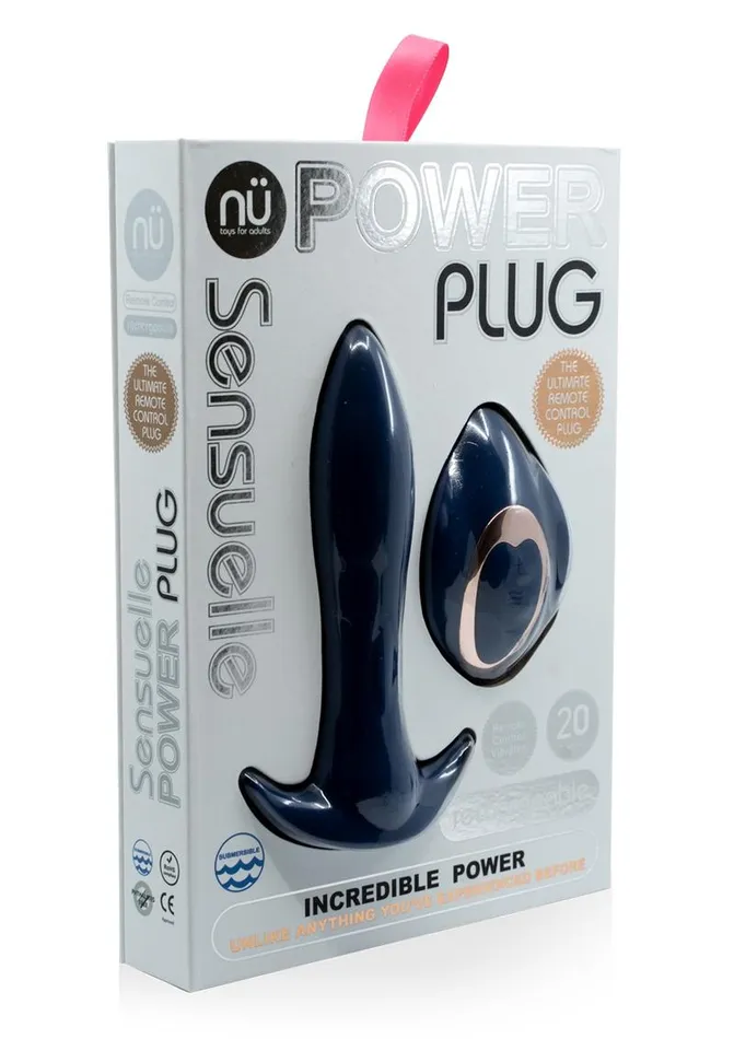 Nu Sensuelle Anal Nu Sensuelle Power Plug Rechargeable Silicone Vibrating Butt Plug