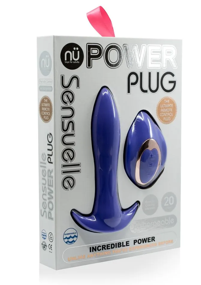Nu Sensuelle Anal Nu Sensuelle Power Plug Rechargeable Silicone Vibrating Butt Plug