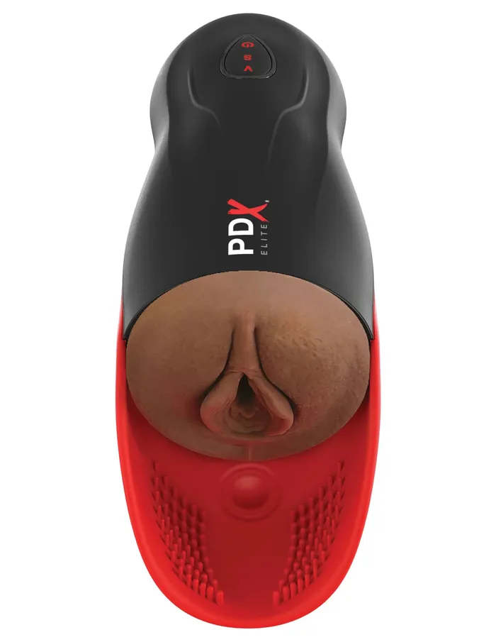 PDX Brands Male Sex Toys FuckOMatic 2 With Pulsation Brown