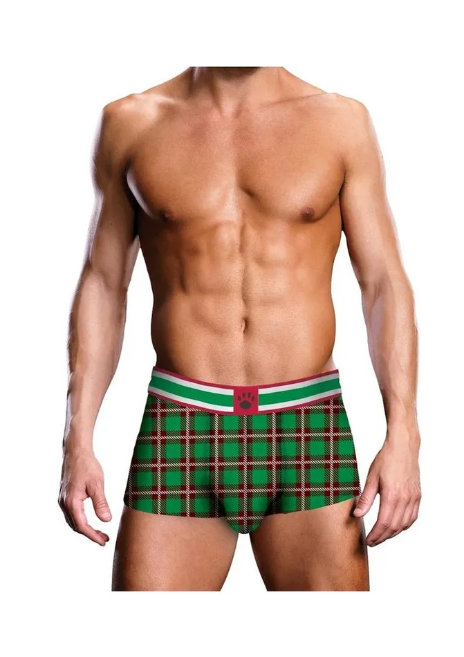 Prowler Tartan 2 Trunk XL GrnRed Fu23 Prowler Vibrators