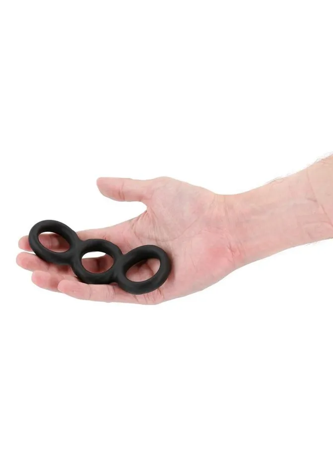Renegade Threefold Silicone Cock Ring Renegade Male Sex Toys