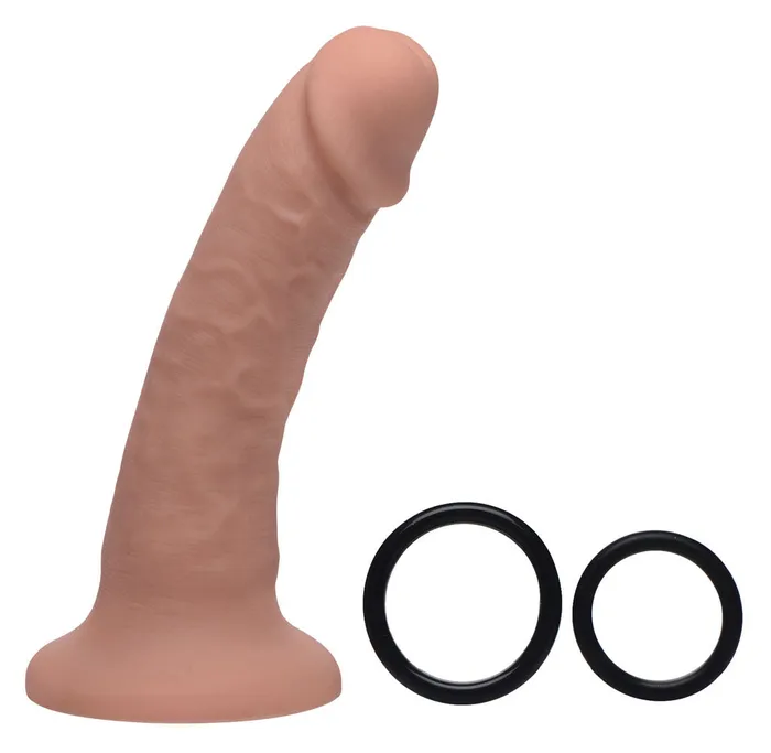 Seducer 7 Inch Silicone Dildo With Harness XR Brands Strap U Female Sex Toys Seducer 7 Inch Silicone Dildo With Harness XR Brands Strap U Female Sex Toys