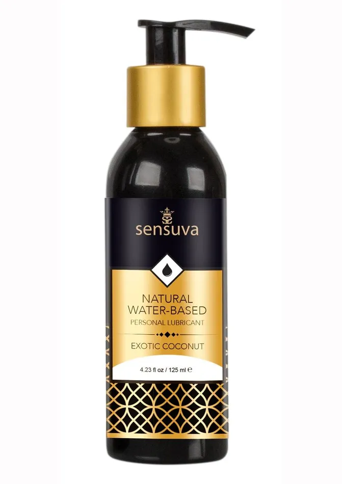 Sensuva Natural Water Based Exotic Coconut Flavored Lubricant Sensuva Lubricants Sexual Health Wellbeing