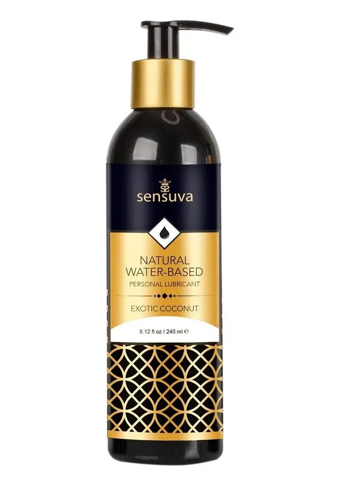 Sensuva Natural Water Based Exotic Coconut Flavored Lubricant Sensuva Lubricants Sexual Health Wellbeing