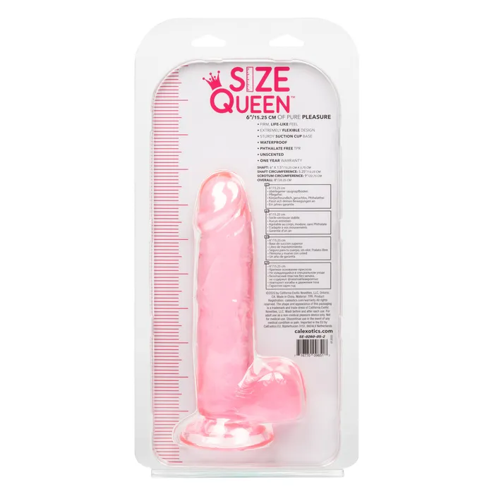 Size Queen 6 inch1525 Cm Pink CalExotics Anal Size Queen 6 inch1525 Cm Pink CalExotics Anal