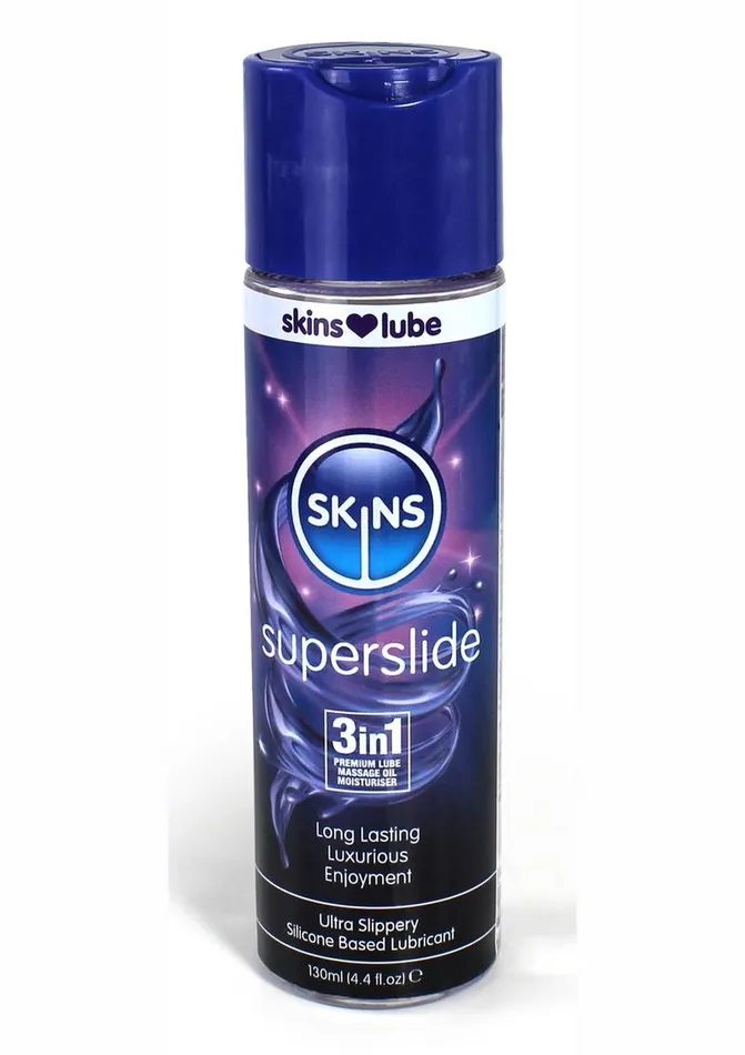 Skins Super Slide Silicone Based Lubricant Skins Female Sex Toys