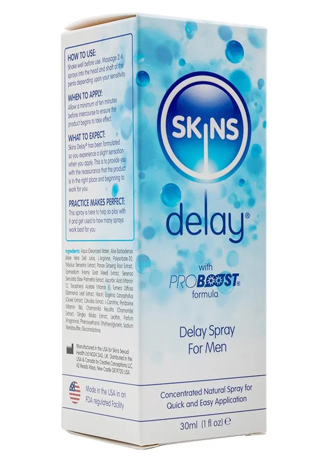Skins Vibrators Skins Natural Delay Spray
