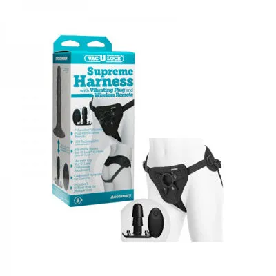 VacULock Supreme Harness with Vibrating Plug Landco Imports Female Sex Toys VacULock Supreme Harness with Vibrating Plug Landco Imports Female Sex Toys