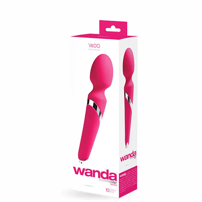 VeDO Wanda Rechargeable Wand Foxy Pink Vibrators