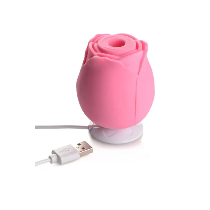 Vibrators Inmi 10X Wild Rose Silicone Suction Stimulator Pink