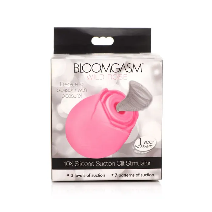 Vibrators Inmi 10X Wild Rose Silicone Suction Stimulator Pink