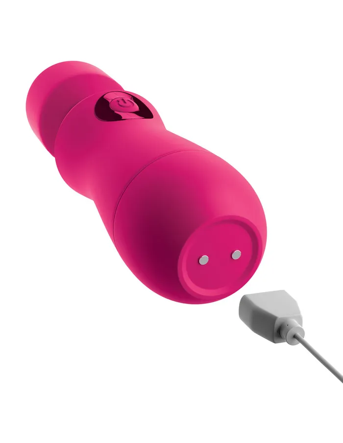 Vibrators Omg Wands Enjoy Rechargeable Vibrating Wand Fuchsia Pipedream