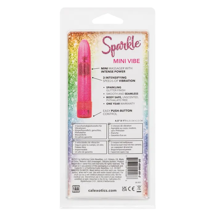 Vibrators Sparkle Mini Vibe Pink CalExotics