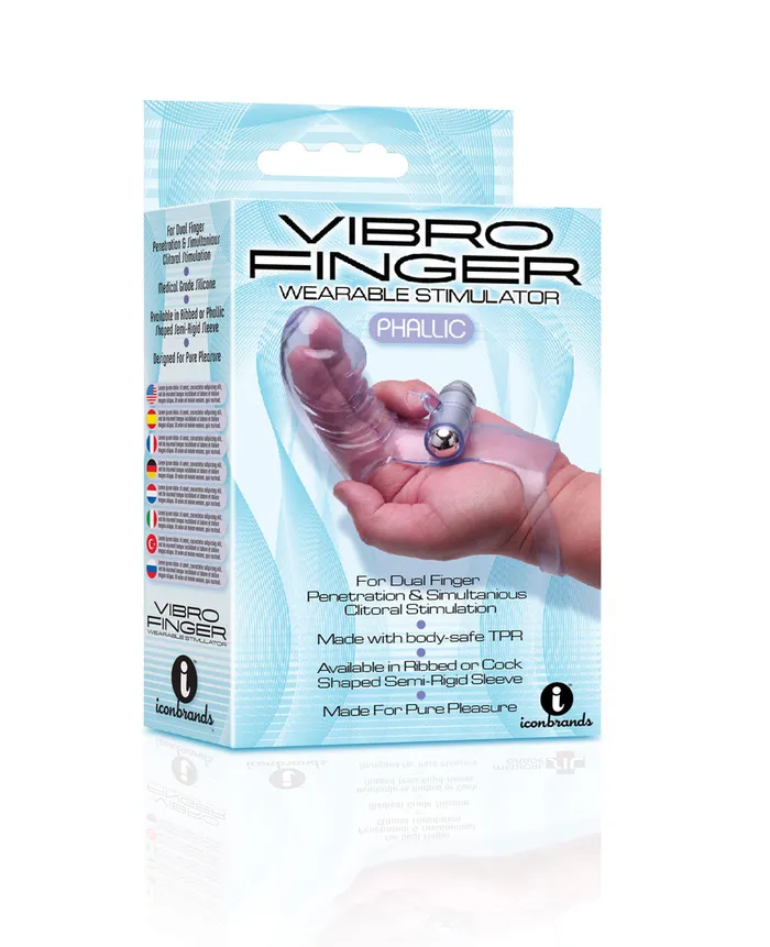 Vibrators Vibro Finger Wearable Stimulator Purple Icon Brands