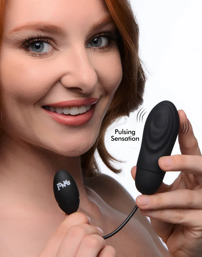 XR Brands Bang Female Sex Toys 7x Pulsing Rechargeable Silicone Bullet Black XR Brands Bang Female Sex Toys 7x Pulsing Rechargeable Silicone Bullet Black