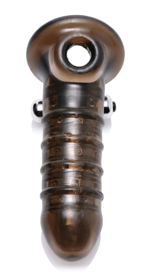 XR Brands Trinity Vibes Anal Vibrating Girth Enhancing Sheath Black XR Brands Trinity Vibes Anal Vibrating Girth Enhancing Sheath Black