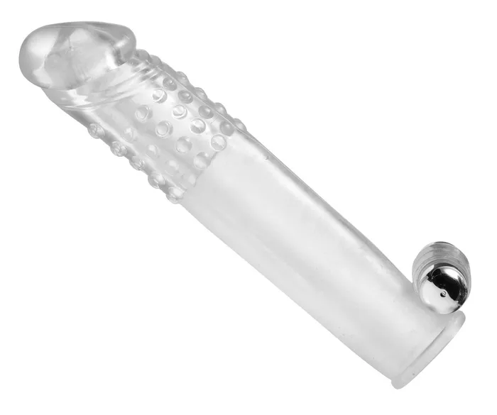 2024 Holiday Sale Male Sex Toys Clear Sensations Penis Extender Vibro Sleeve With Bullet