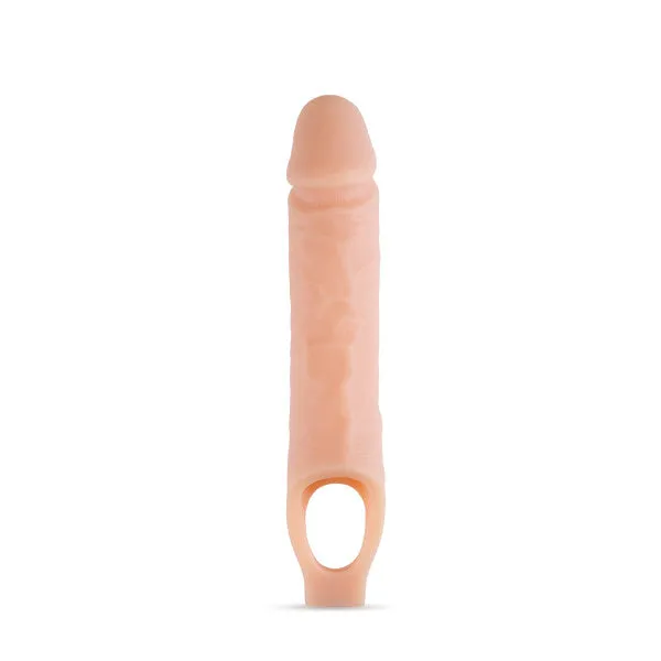 Blush Dildos Performance Plus 10 Inch Silicone Cock Sheath Penis Extender Vanilla