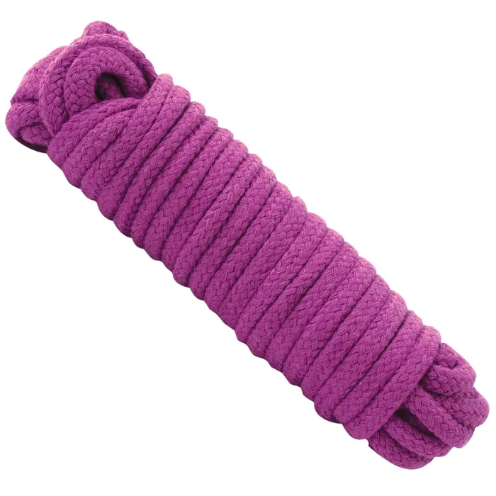 Bondage Rope Cotton Japanese Style Purple Doc Johnson Vibrators