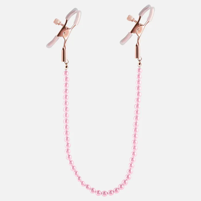 Bound Nipple Clamps DC1 Pink NS Novelties Vibrators Bound Nipple Clamps DC1 Pink NS Novelties Vibrators