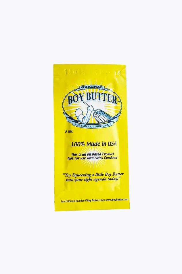 Boy Butter Male Sex Toys BOY BUTTER ORIGINAL Lubricante Base Aceite Sachet