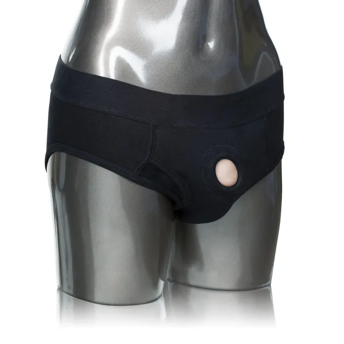 CalExotics Female Sex Toys Packer Gear Black Brief Harness 2xl3xl