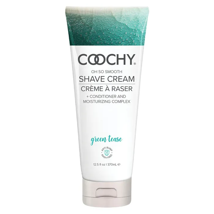 Coochy Shave Cream Green Tease 125 Fl Oz Classic Brands Female Sex Toys