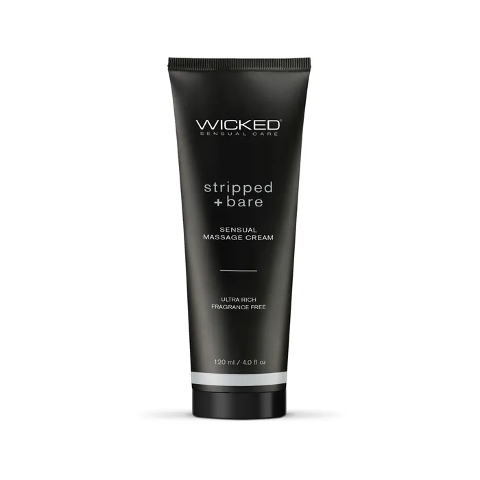 Couples Wicked Sensual Care Stripped and Bare Unscented Sensual Massage Cream 4 Oz Couples Wicked Sensual Care Stripped and Bare Unscented Sensual Massage Cream 4 Oz