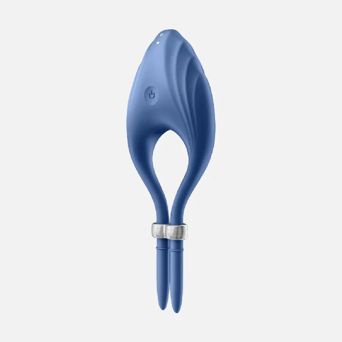 Duelist Lasso Vibrating Cock Ring Blue Satisfyer Couples Duelist Lasso Vibrating Cock Ring Blue Satisfyer Couples