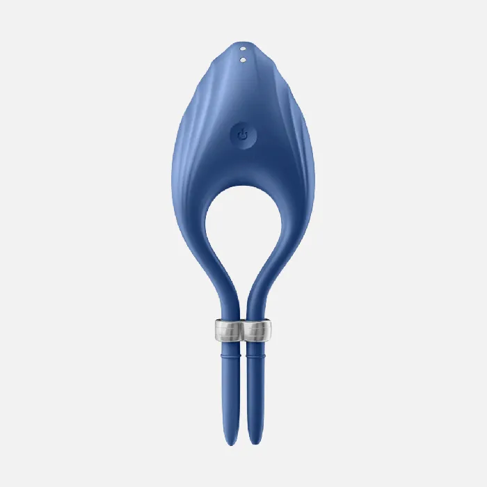 Duelist Lasso Vibrating Cock Ring Blue Satisfyer Couples Duelist Lasso Vibrating Cock Ring Blue Satisfyer Couples