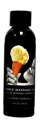 Edible Massage Oil Vanilla 2 Fl Oz Earthly Body Couples