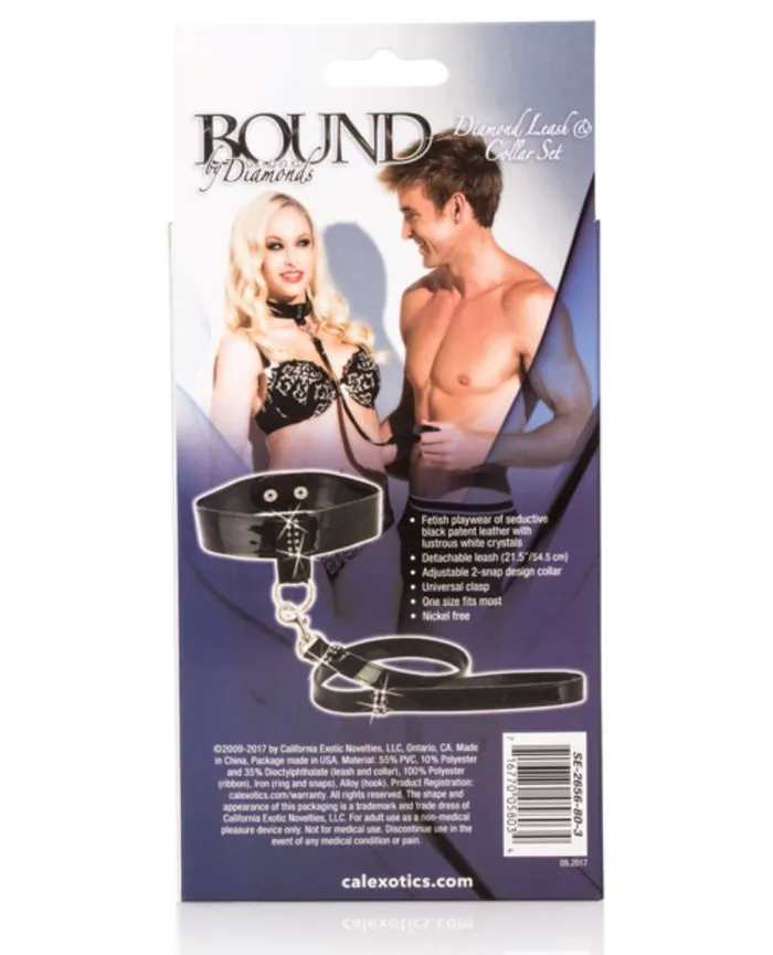 Eldorado Anal Bound by Diamonds Leash Collar Set