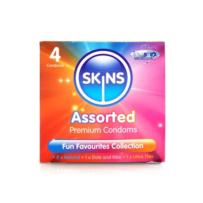 Enhancers Skins Skins Condoms Assorted 4 Pack