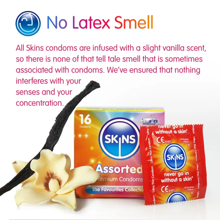 Enhancers Skins Skins Condoms Assorted 4 Pack
