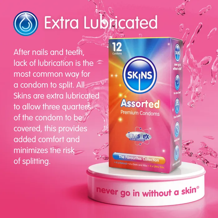 Enhancers Skins Skins Condoms Assorted 4 Pack